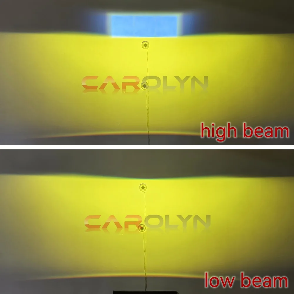 Carolyn 2 шт. светодиодные линзы проектора, мини-фара для вождения, автомобильная решетка, светодиодные фары, мотопроекционные линзы, водонепроницаемые