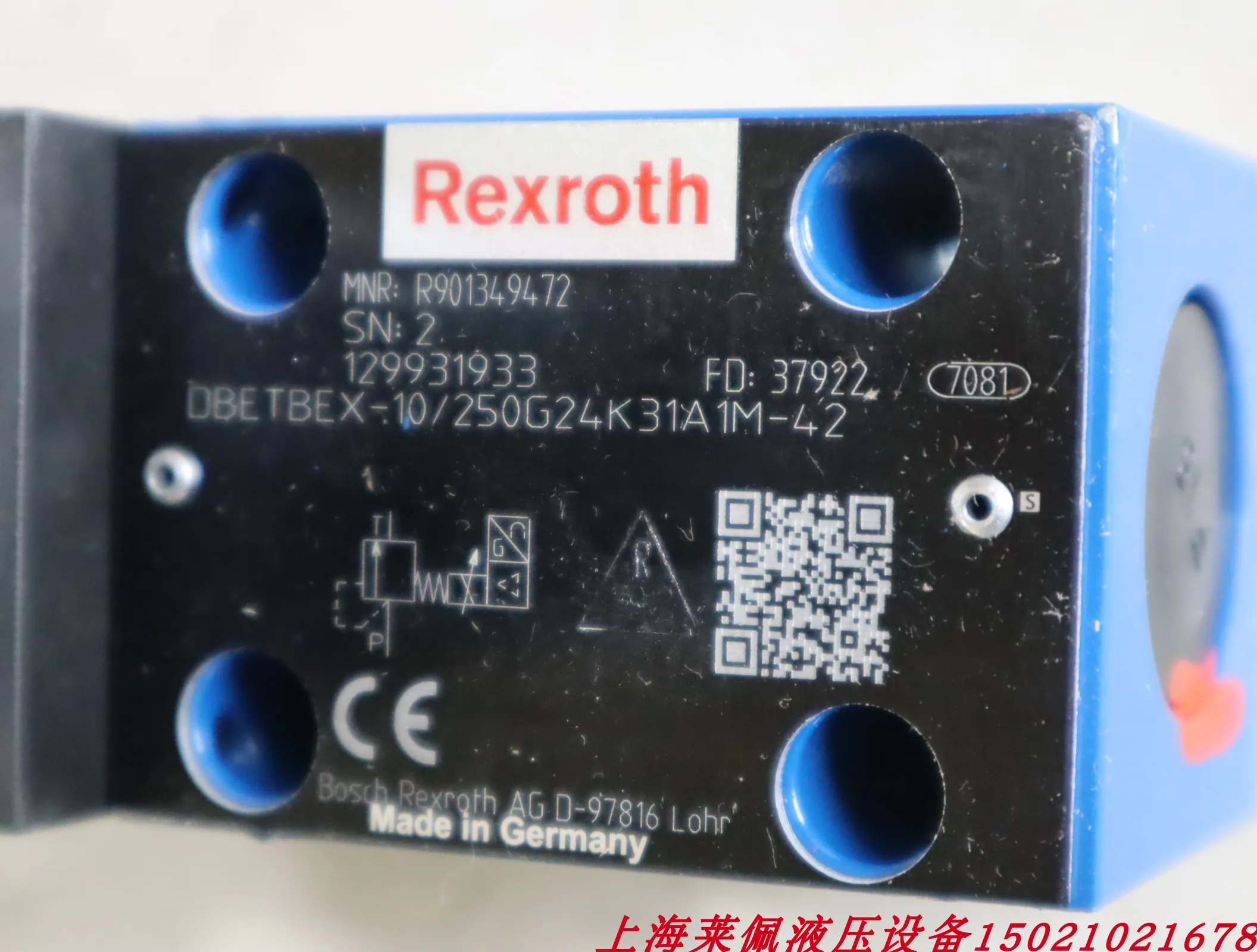 R901349472 DBETBEX-1X/250G24K31A1M-42 Rexroth REXROTH пропорциональный клапан
