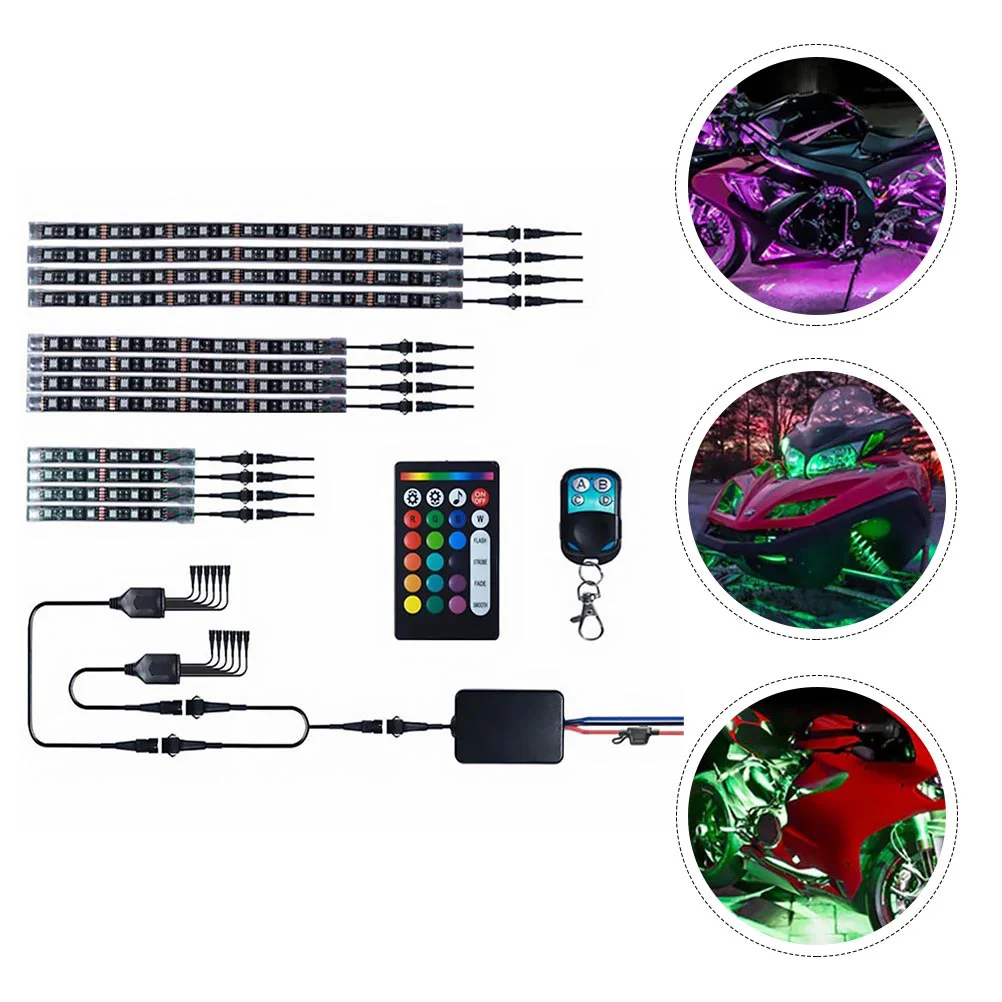 

1 Set Colorful Durable Pretty Atmosphere Lamp Car Interior Light Decorative Light