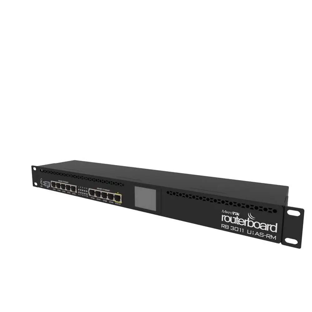 Маршрутизатор Mikrotik RB3011UIAS-RM Gigabit Ethernet черный | Компьютеры и офис