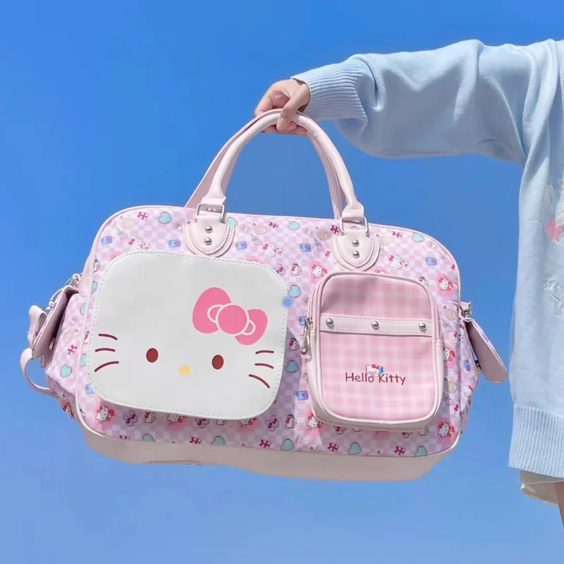 Женская сумка для путешествий розовая вместительная сумка-тоут из мягкой