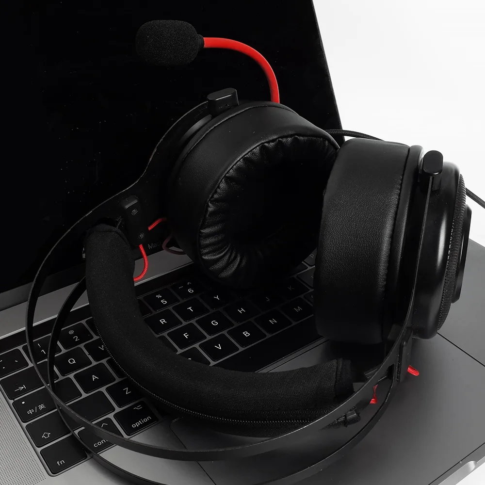 Фото Подушечки для наушников для A4Tech Bloody G528C, сменные подушечки для наушников, сетчатые тканевые чехлы с эффектом памяти, мягкий протеин №3