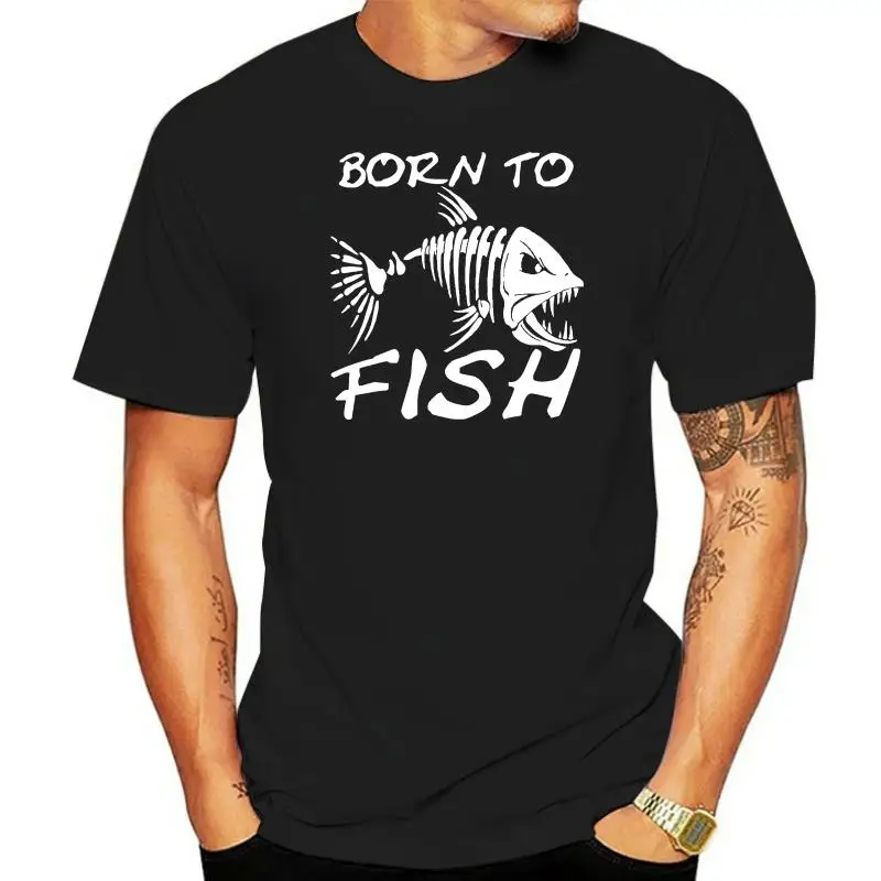 Футболка Born To Fish футболка для ловли карпа морская удочка на день рождения отца