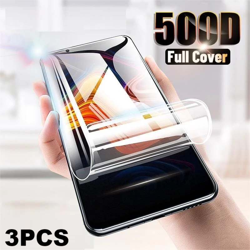 

Гидрогелевая пленка 9D для OPPO Realme 9 Pro Plus 8 5G 7 6 9i 8i 5 Realme GT Neo 2t 3 3t XT C35 C30 C25 C21 C3, Защитная пленка для экрана, 3 шт.