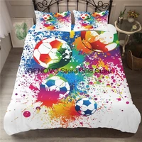 44 duvet cover soccer football bedding sets edredon futbol single printed luxury child kids no bed sheets covers bed linen