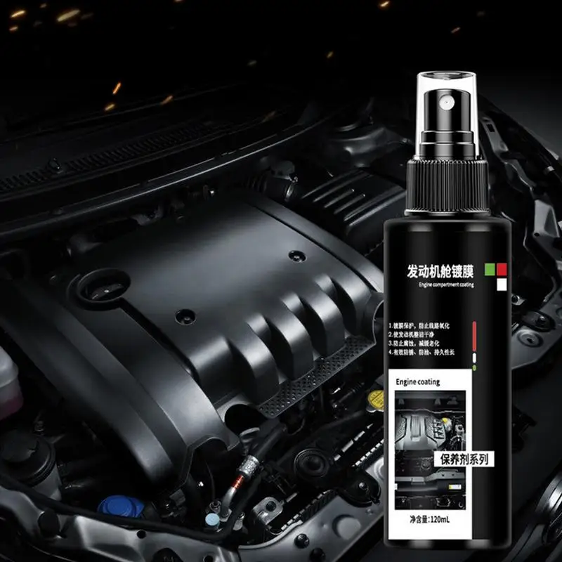 

Auto Coating Spray Car Aerosol Spray Car Coating Droplets 120ml Automotive Car Engine Covering Protection Auto Accessories