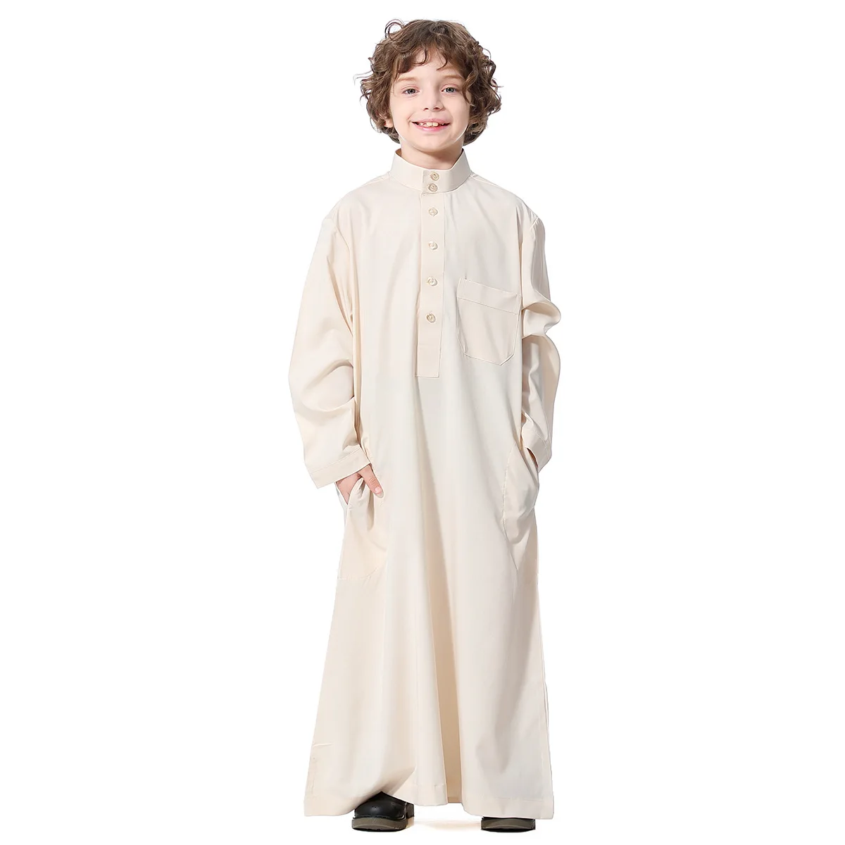 Abaya Dubai Long Robe Boys Jilbab Khimar Turkey Ramadan Muslim Clothes Kaftan Moroccan Islam Hijab Abayas Arab Islamic Clothing