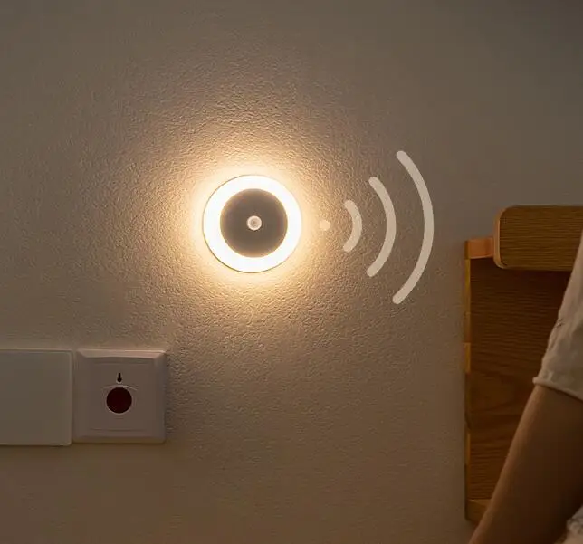 

Led human body induction room bedside night light