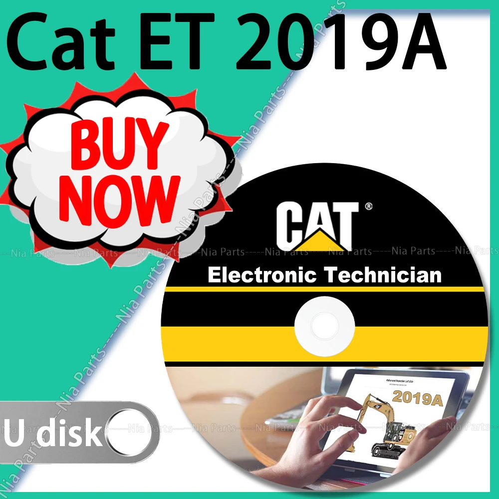 2024 Автомобильное программное обеспечение Cat Electronic Technician 2019A Диагностический