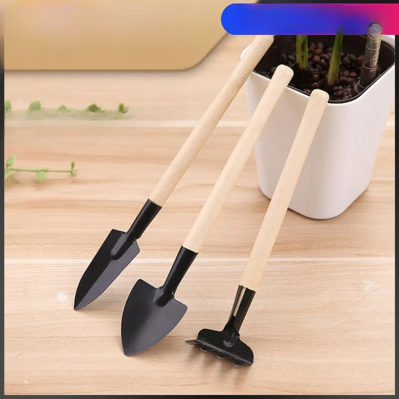 Mini Multi-functional Gardening Tool Set 3-piece Outdoor Plant Loosening Small Shovel Garden Forestry Tool Shovel Weeders