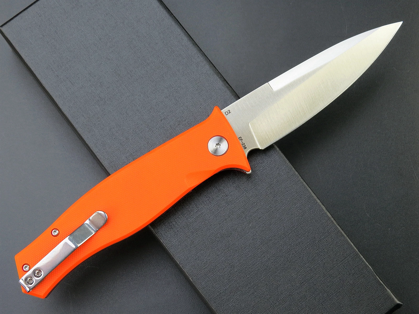 Новый карманный нож Eafengrow EF238 D2 стальное лезвие + ручка G10 для выживания в кемпинге