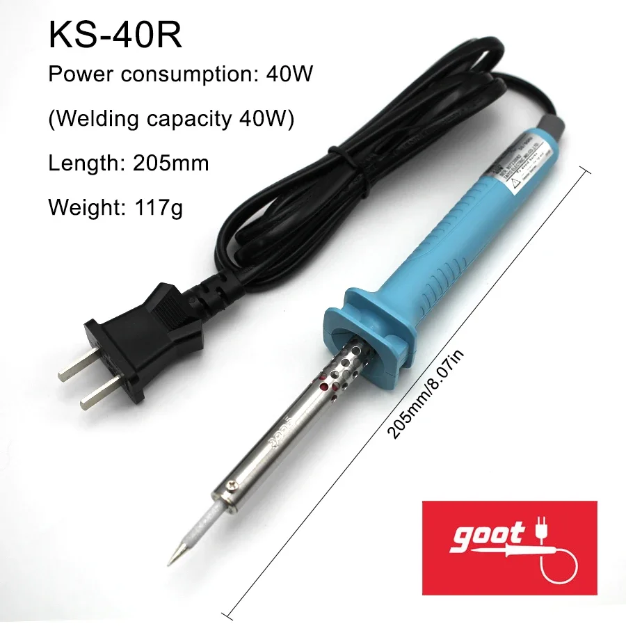 

GOOT KS-30R KS-40R KS-60R KS-80R KS-100R для обычного паяльника (импортированного из Японии) Ручные инструменты для домашнего обслуживания
