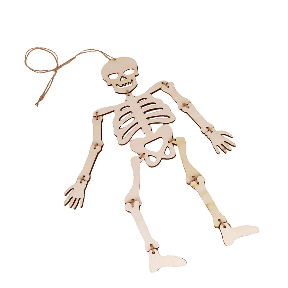 

Statue Halloween Decorations Pendants Festival Decorative Props Scene Layout Adornment Wooden