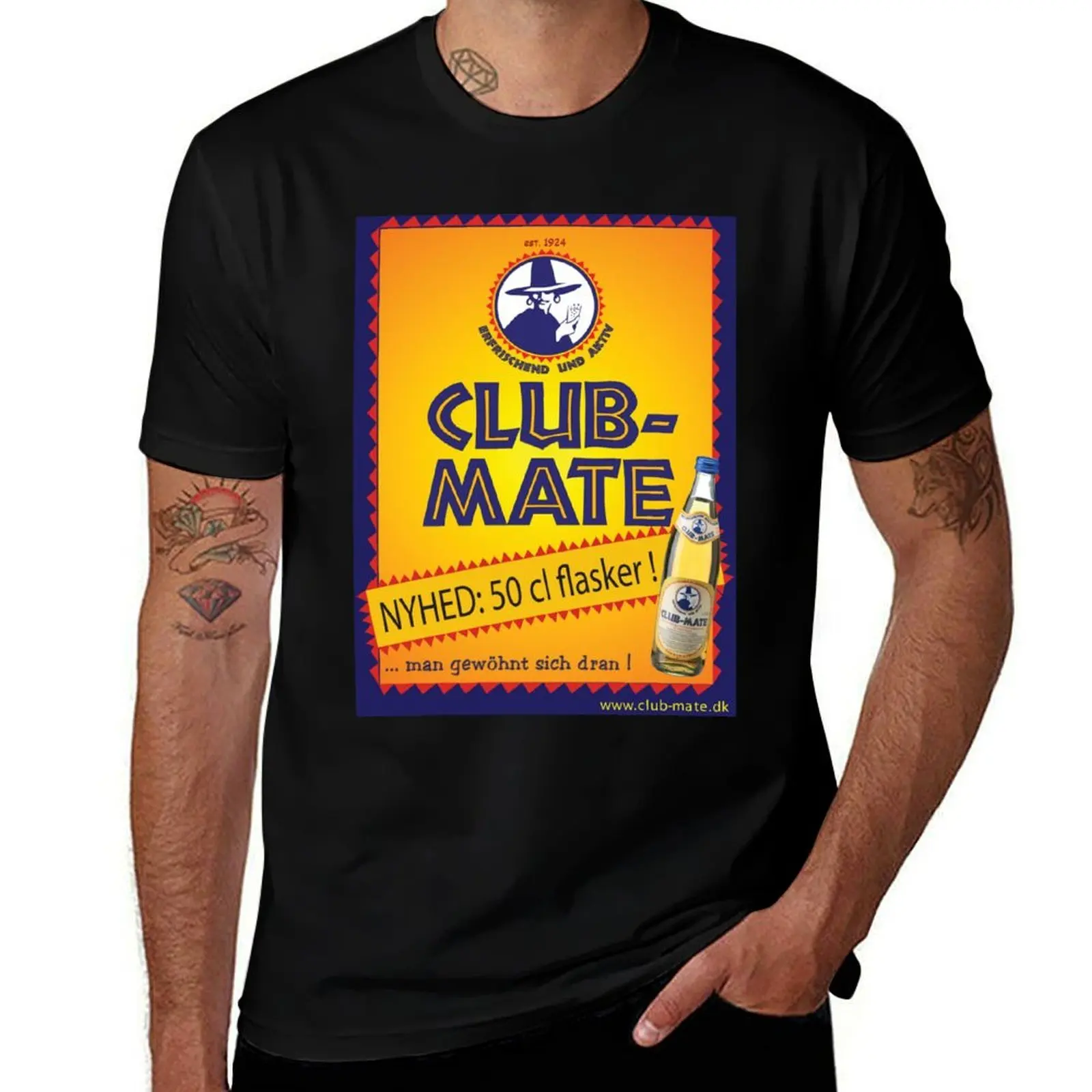 Фото Футболка Club Mate, повседневная футболка с коротким рукавом. №1