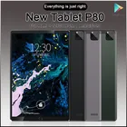 Планшет P80 8-дюймовый, Android 10,0, 6 ГБ ОЗУ 128 Гб ПЗУ, 10 ядер, 4G сеть, Wi-Fi, GPS, двойной динамик