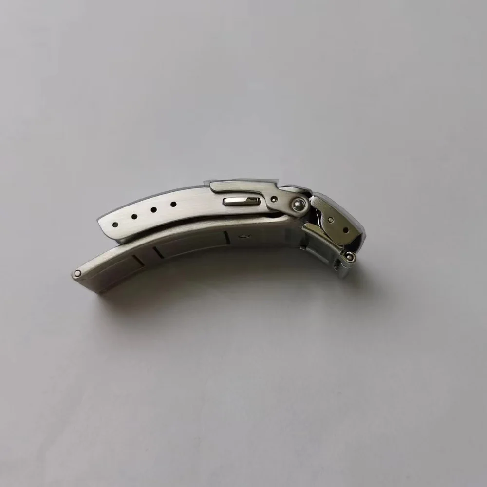 Watch Parts Solid 18mm Width Stainless Steel Folding Buckle Suitable For SBDC053/SPB185/187 Diver Watch Bracelet