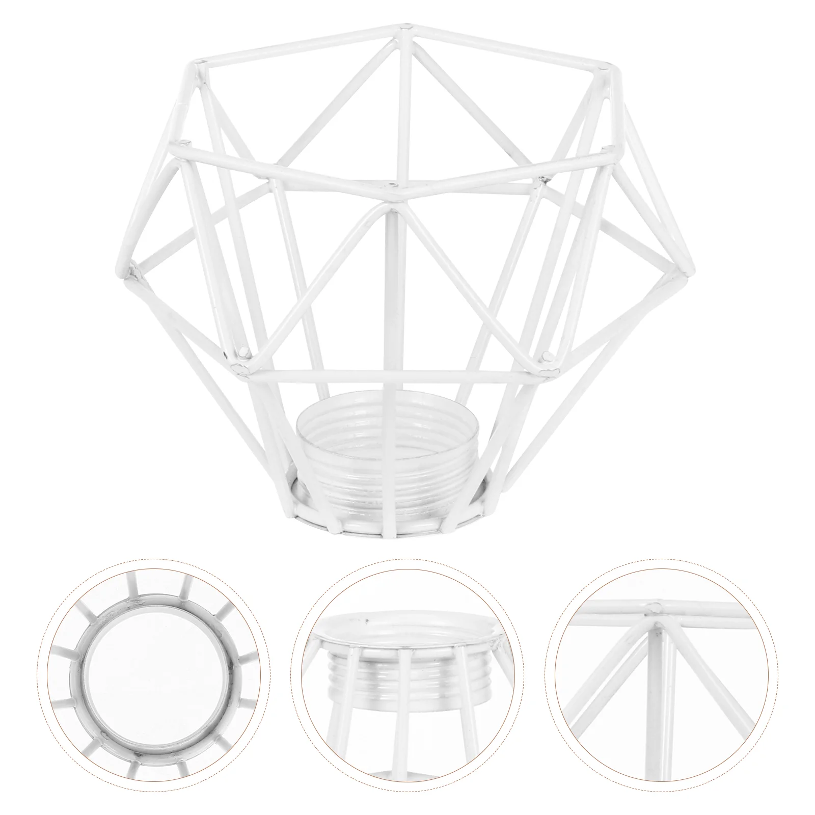 

Creative Diamond Shape Light Shade Hollow-out Iron Light Cover Vintage Lamp Cover
