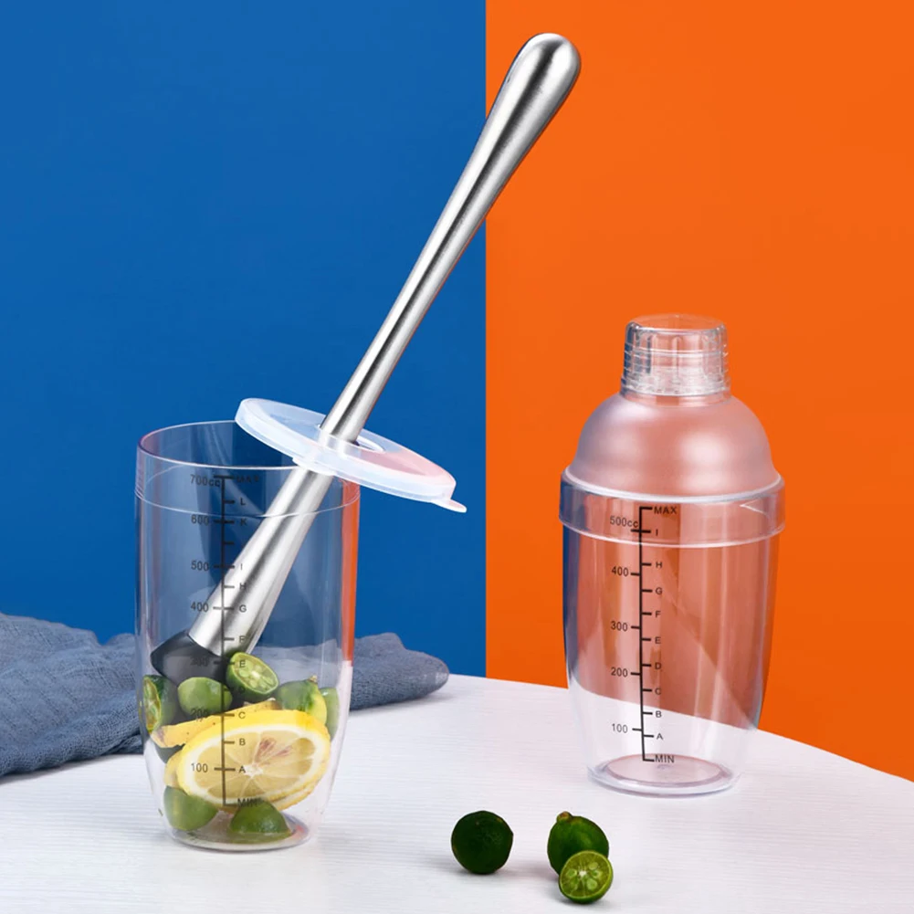 

New 500/700/1000ml Transparent Plastic Cocktail Shaker Wine Beverage Mixer Wine Shaker Drink Mixer Barware Bartender Bar Tools