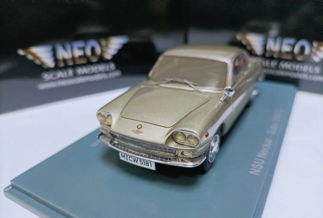 

Нео 1:43 NSU Neckar Siata 1500TS 1963, винтажная модель автомобиля, ограниченная серия, металлическая статическая модель автомобиля из смолы, игрушка в подарок