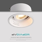 45 градусов, регулируемый угол освещения, 5 Вт, 7 Вт, 12 Вт, 15 Вт, Антибликовая круглая фотолампа, 110 В, 220 В переменного тока, домашний декор