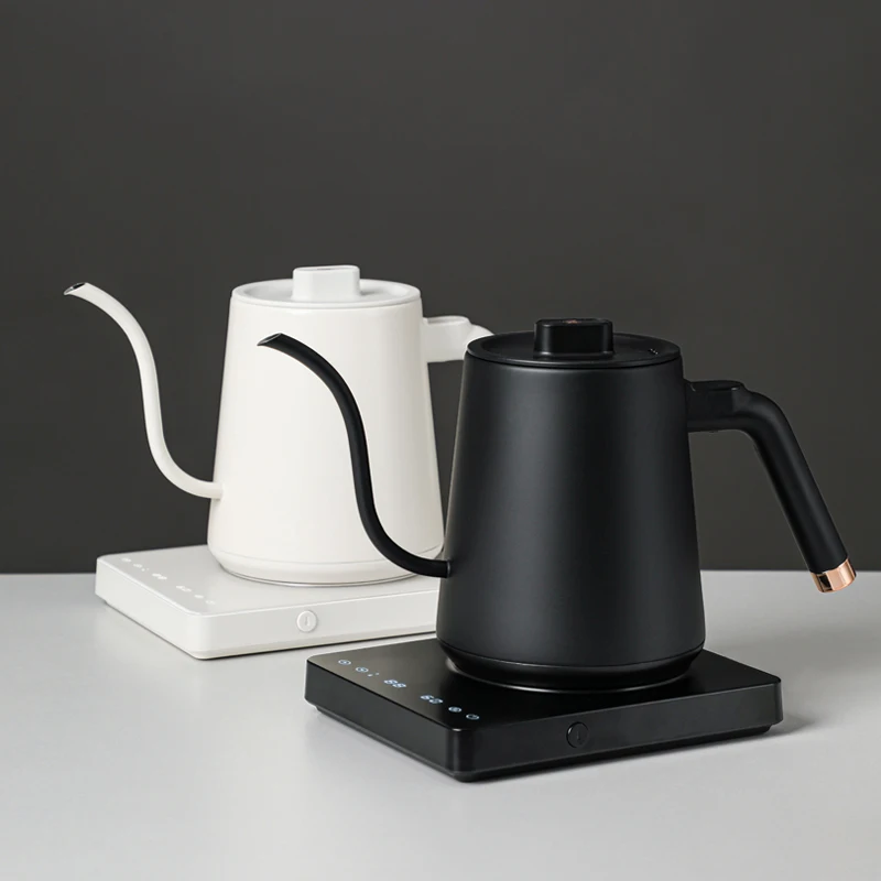 

Temperature Control Hand Flushing Electric Heating Gooseneck Coffee Kettle