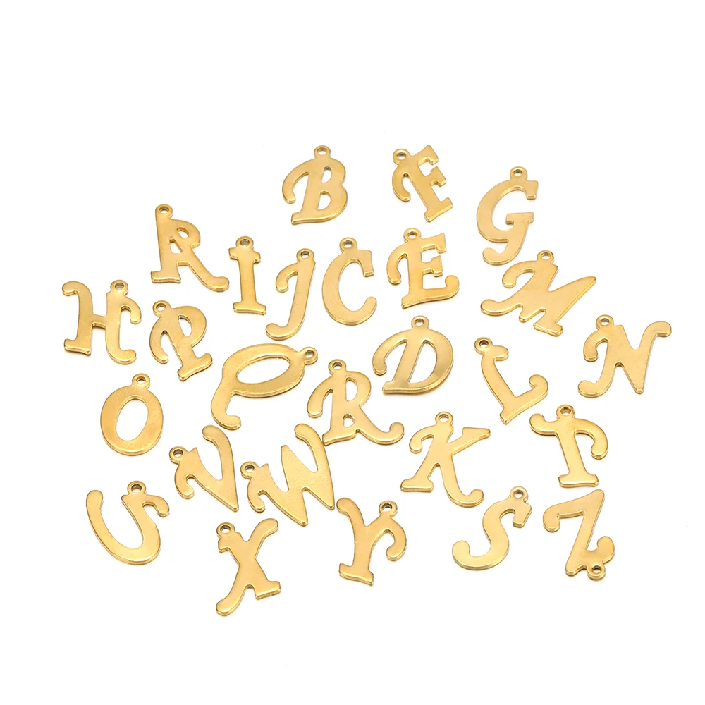 30 шт., подвеска в виде букв из нержавеющей стали