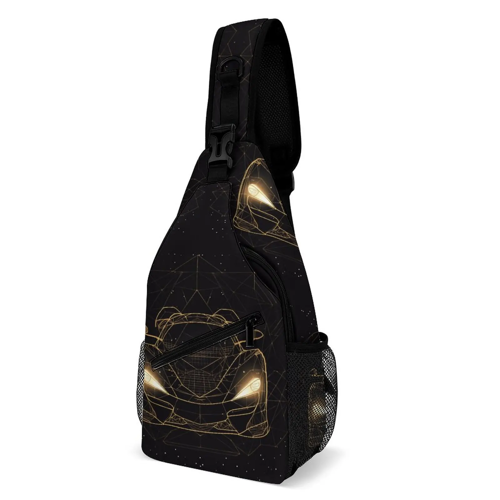 

Fantastic Sports Car Shoulder Bags Astro Geometry Minimalist Art Chest Bag Men Hiking Outdoor Style Sling Bag School Small Bags