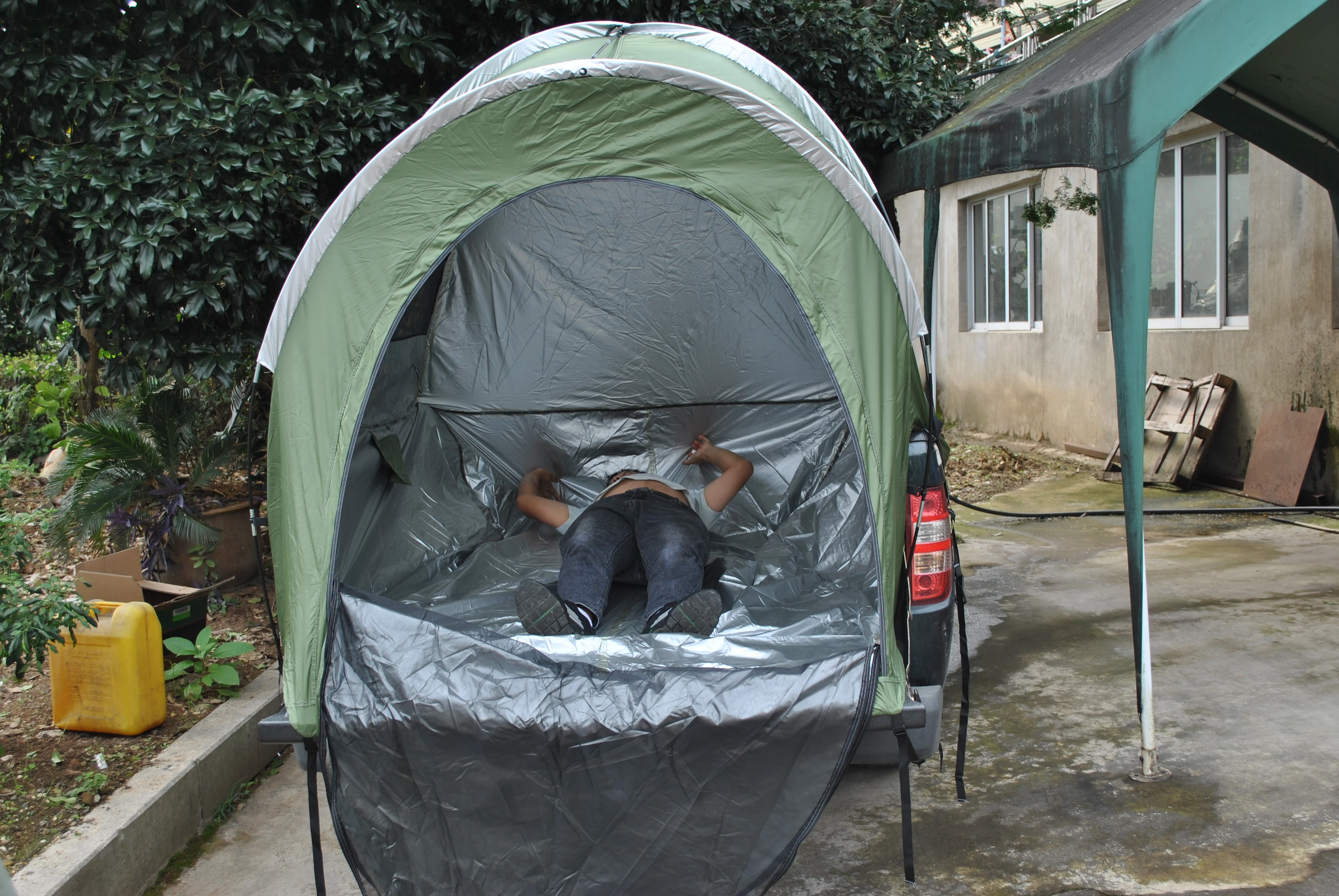 Двухслойная водонепроницаемая палатка для грузовика пикапа UPF 50 + портативные