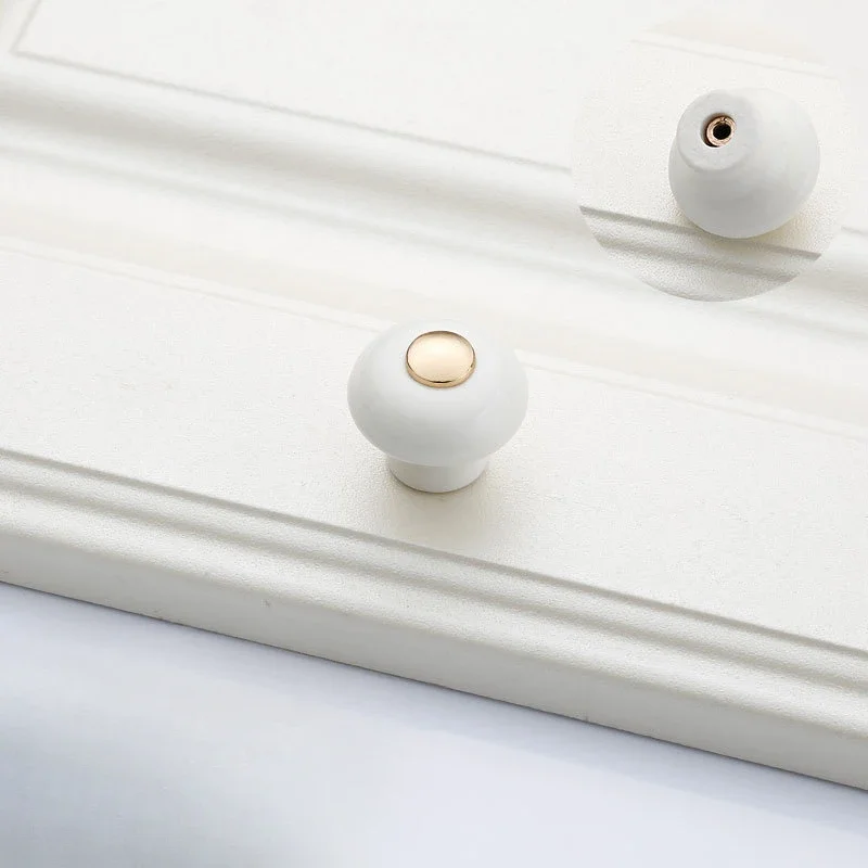 Винтажные ручки для ящиков керамические европейские высокоуровневые в сборе