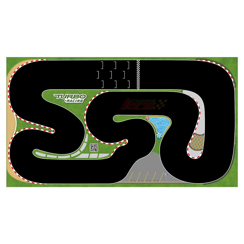 160x9 0       1:76 RC Mini Car Racing Track Mat
