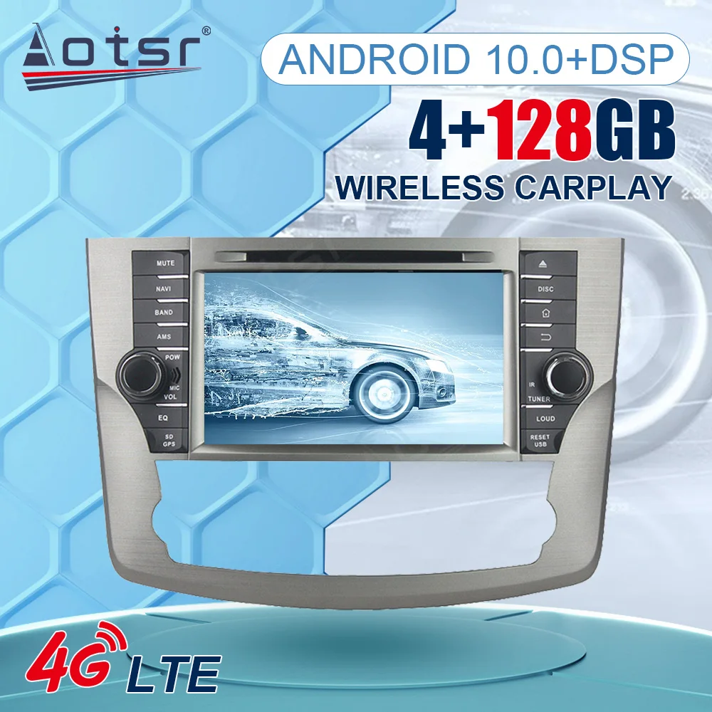 

4+128G Android10 Auto For Toyota Avalon 2011-2013 Multimedia Player Car Stereo Tape Recorder Radio GPS Navigation Headunit DSP