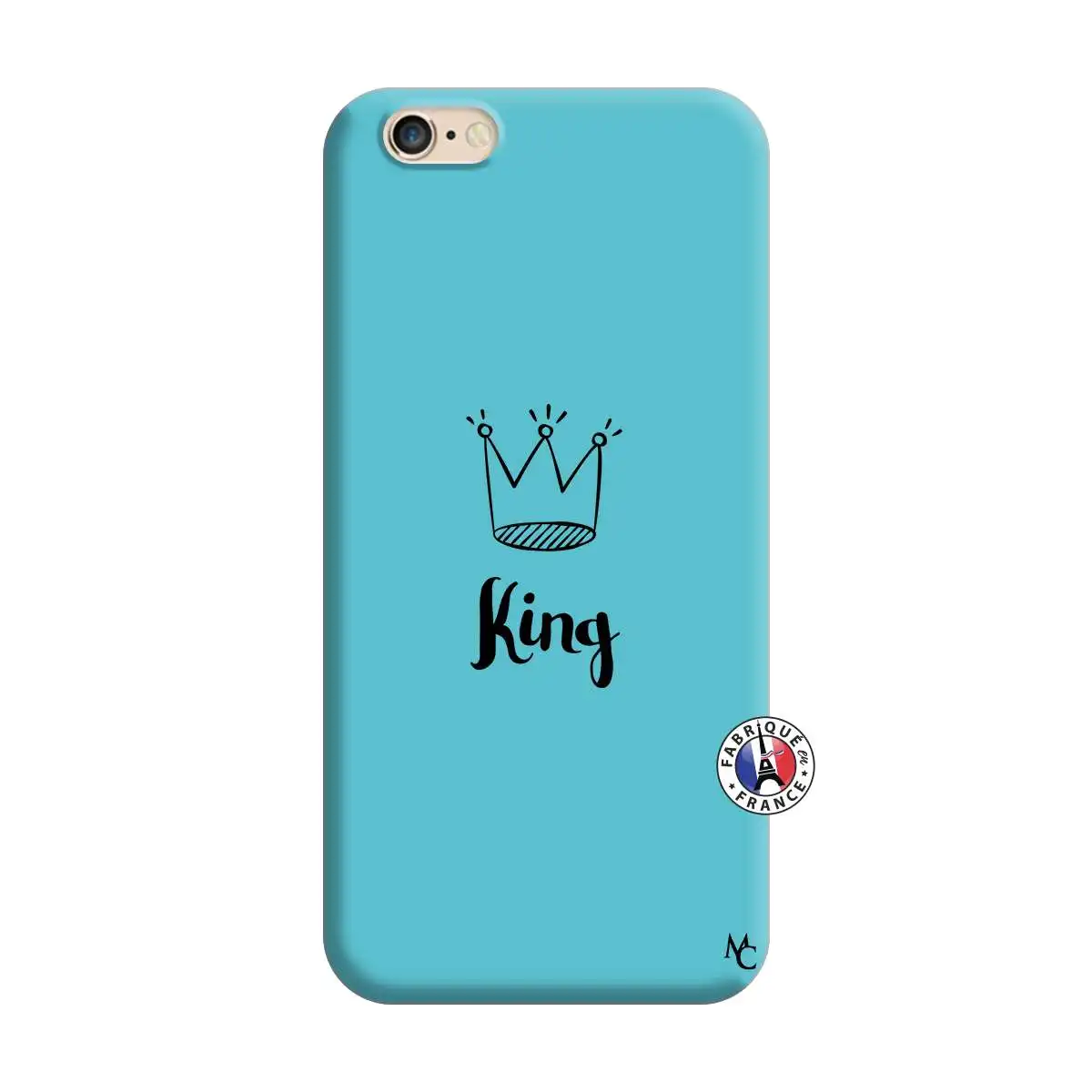 Синий силиконовый чехол для IPhone 6/6S |