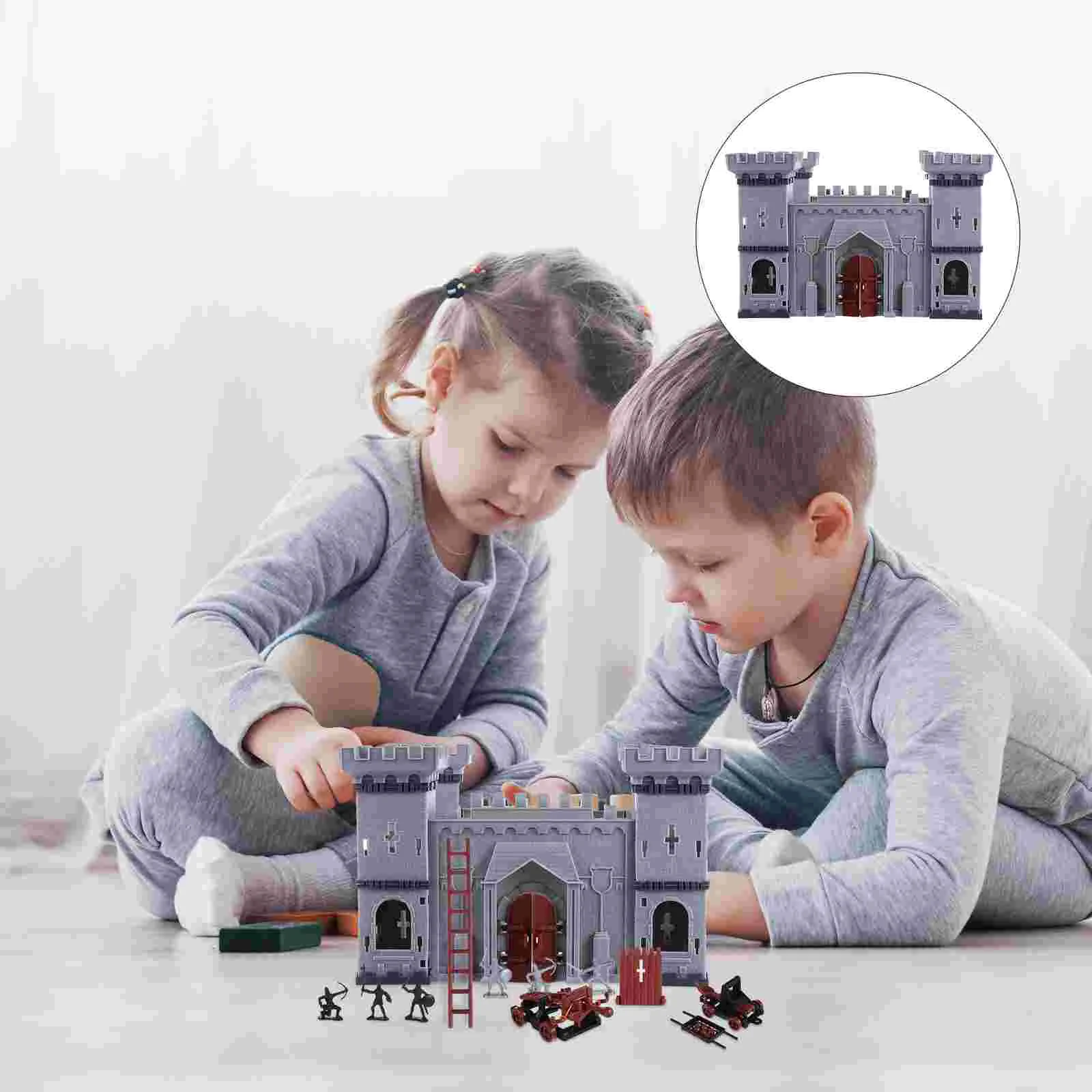 

Детская Сборная модель castlesoldans, миниатюрные фигурки, песчаный игровой набор, солдатские блоки, сборные игровые наборы, сцены, стол