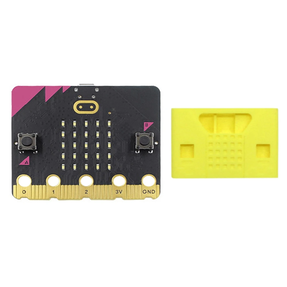 

BBC Micro:bit V2.2 Kit Built-in Speaker Mic Touch Sensitive Programmable Learning Development Board+Protective Case A