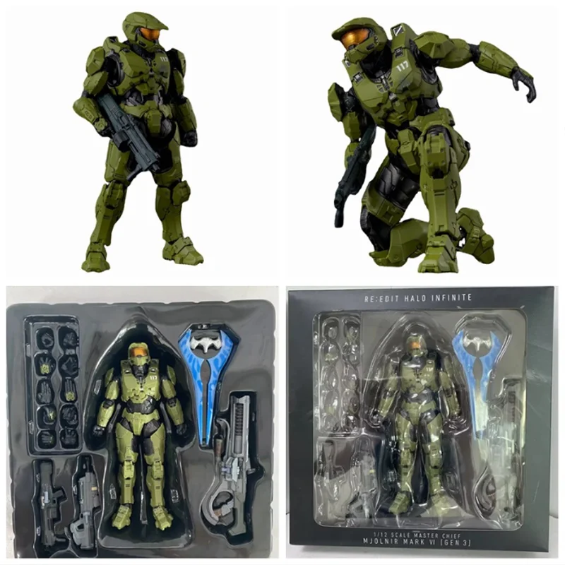 

Action Figure Halo 5 Guardians Master Chief Master Chief Infinate Mjolnir Mark VI Gen3 Detachable Model Action Figure Toys Gift