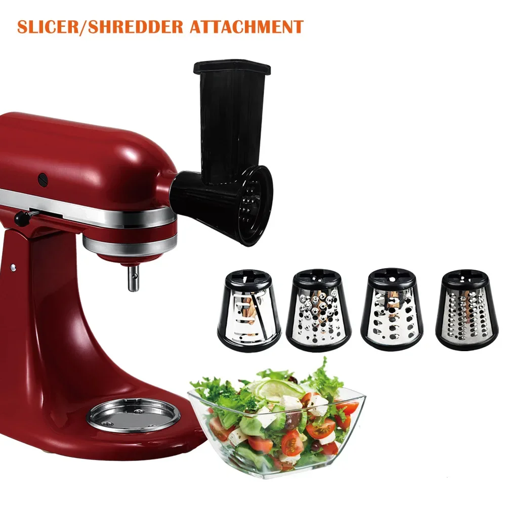 Фото Новые аксессуары для кухонной машины KitchenAid Chef Machine: насадка для нарезки овощей большого диаметра, насадка для приготовления прессованной лапши Chubao Kaishanyi и насадка для измельчения мяса. №3