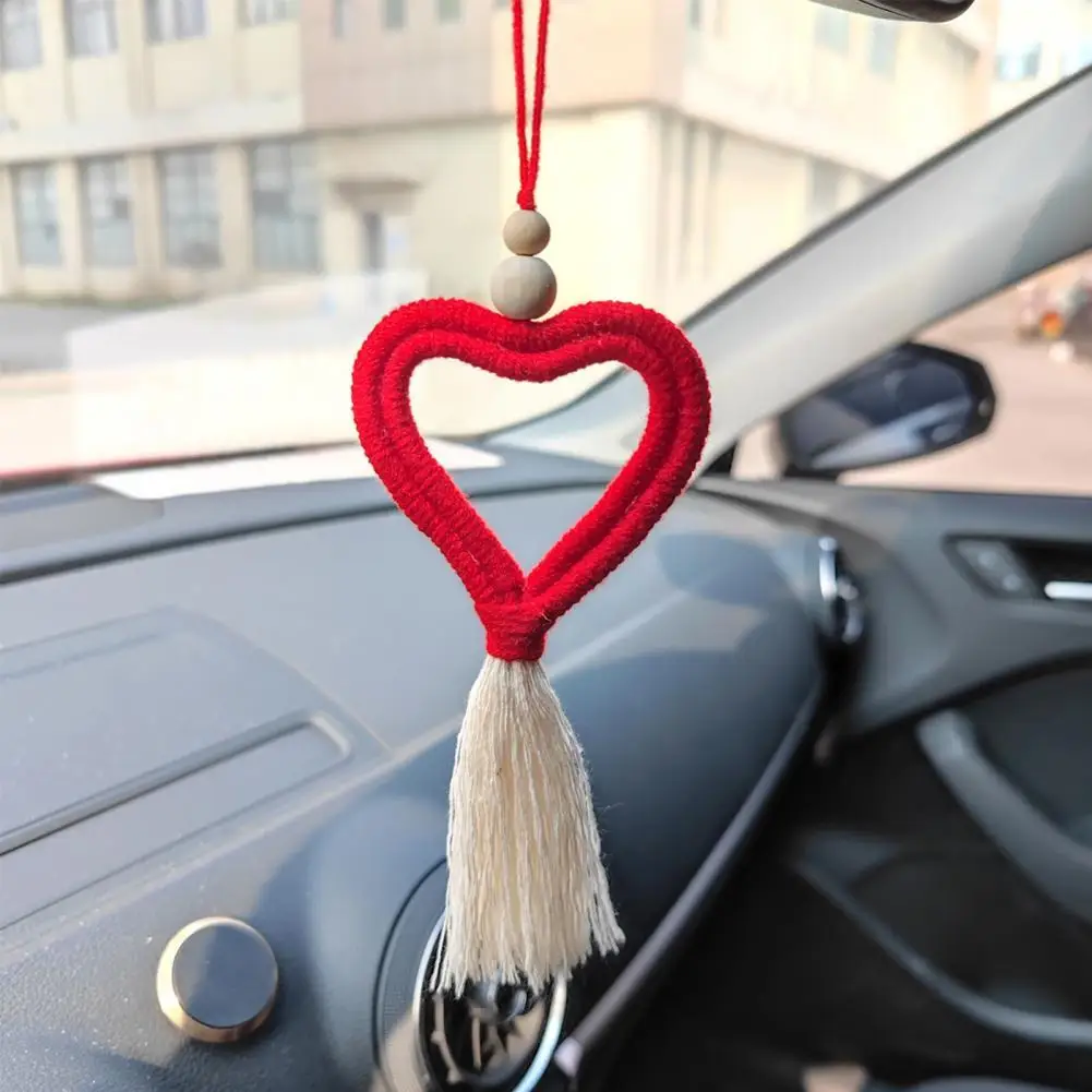 

Portable Acrylic Fiber Wall Car Tassel Hanging Pendant Decor for Bedroom
