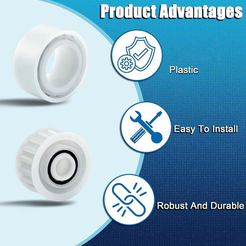 Направляющие колеса 4 шт. в упаковке с 2 шкивами фотозапчасти 3884997-R6 для Maytronics Dolphin