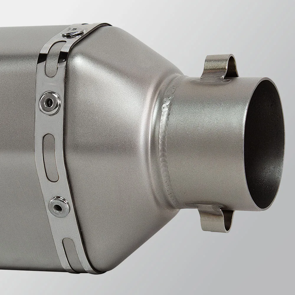 Фото Глушитель Slip-on для выхлопной системы Z300, Ninja250, Z250, Ninja300, Z300 2012-2016, средняя труба для мотоциклов, гоночная, для стритбайков, выхлопная труба №3