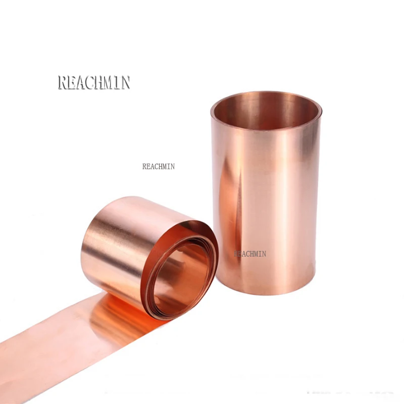 

200 x 1000mm 99.9% Pure Copper Cu Metal Sheet Foil Plate 0.05/0.08/0.1/0.2/0.3/0.4/0.5/0.6/0.8/1mm Thickness 1PC