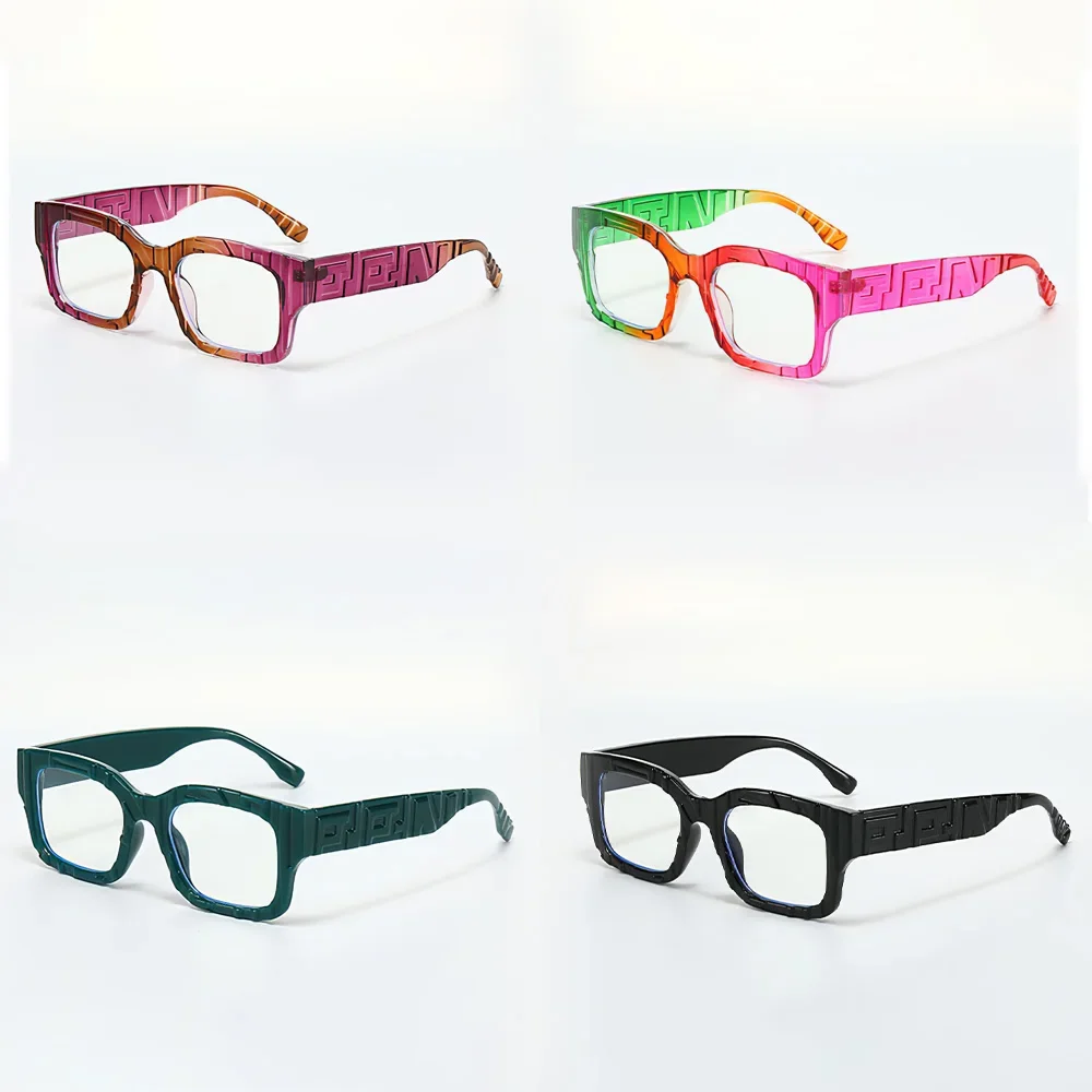 Женские винтажные квадратные солнцезащитные очки YuYing в оправе из сплава