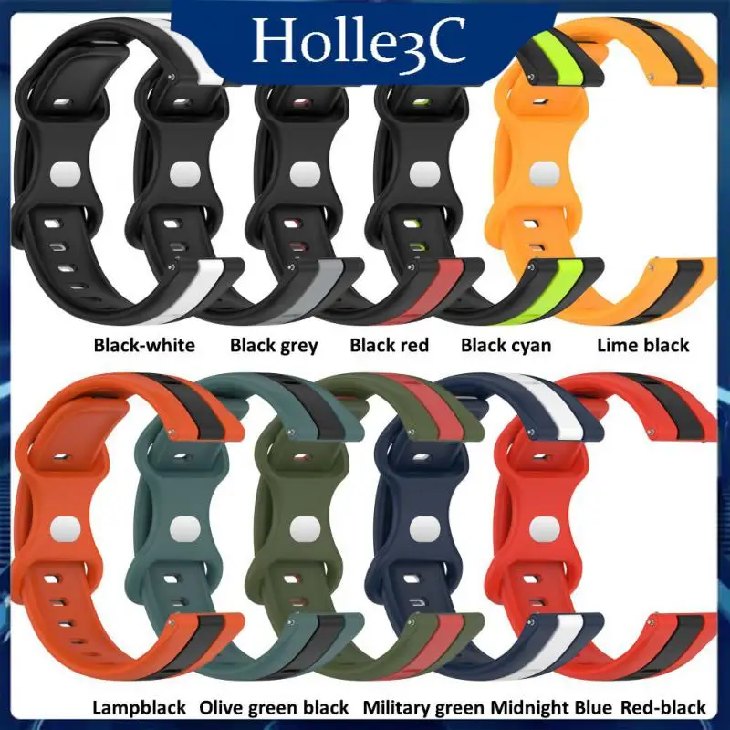 

Universal Silicone Strap Classic Bracelet Sport Watchband 20mm 22mm Watchband For Samsung Watch5 /match 4 Multifunctional