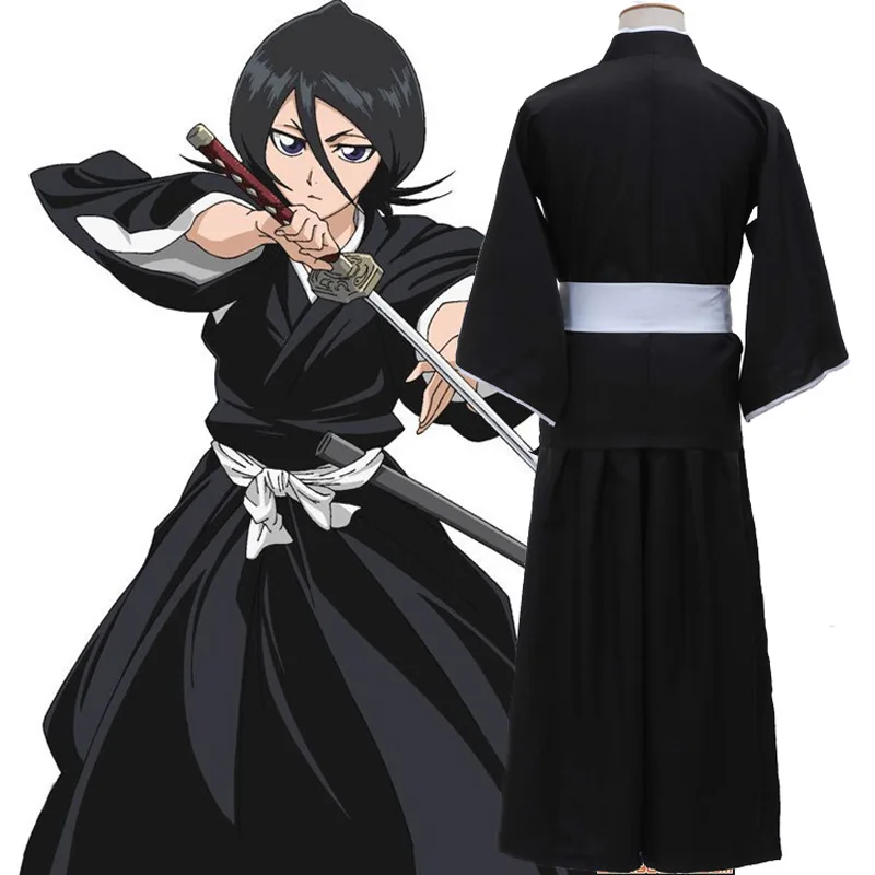 

Halloween Rukia Kuchiki costume Japanese anime Kimono cosplay costumes nightmare before christmas