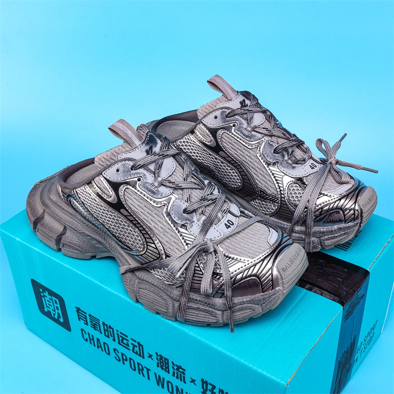 Модные Универсальные сандалии на толстой подошве в стиле ретро новая модель Лето