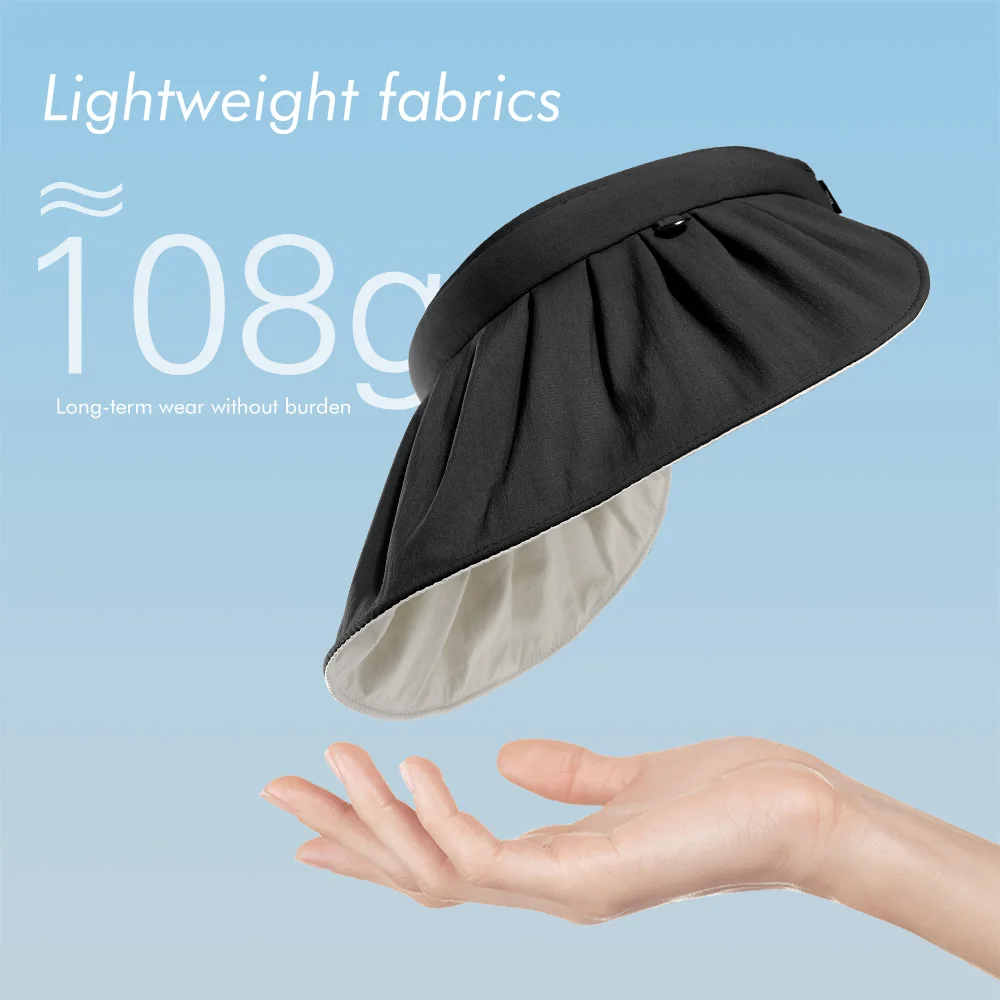 Summer Running Caps Sunshade Empty Top Badeball Cap Sun Protection Sports Cycling Beach Hiking Tennis Bonnet Hat Headwear Women