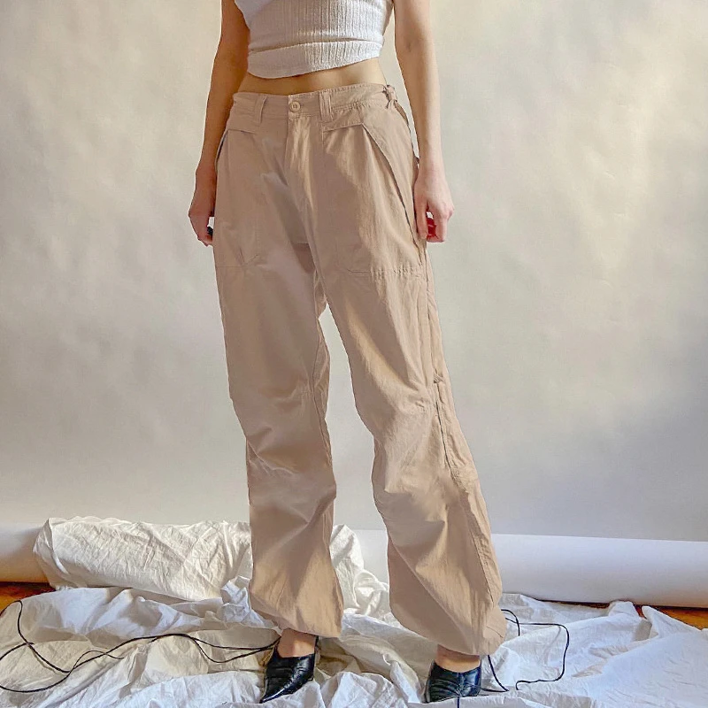 

Summer Fashion Loose Solid Color Gothic High Waist Women Ankle Banded Pants Baggy Trousers Y2k Joggers Straight Pants Vintage