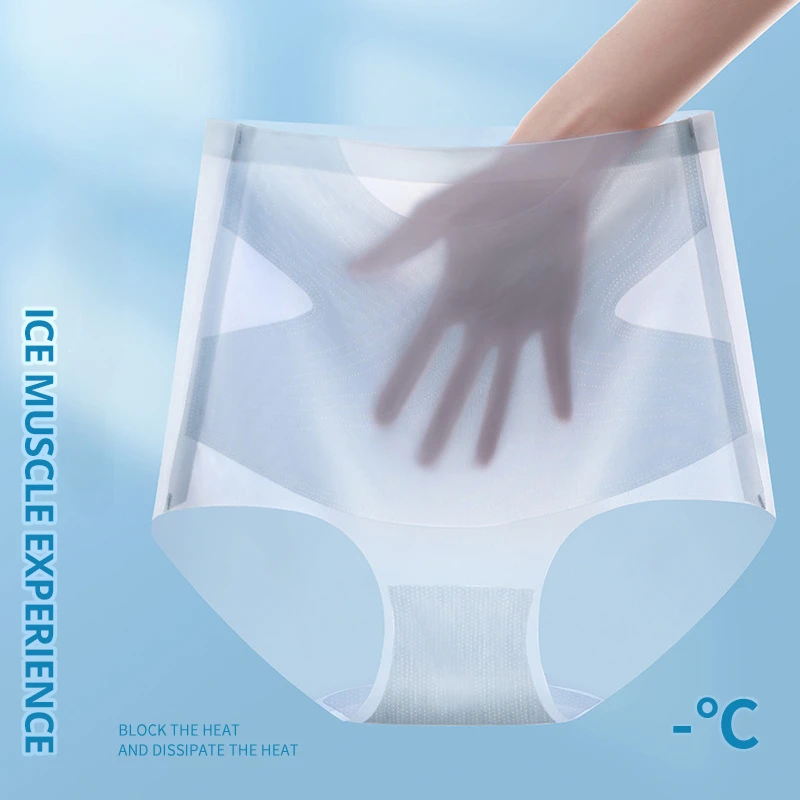 Женские бесшовные трусы с высокой талией