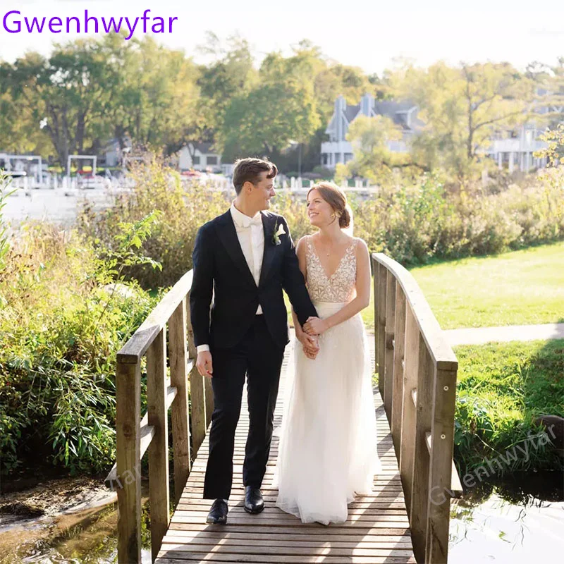 

Gwenhwyfar Весна 2023 темно-синий свадебный смокинг для жениха костюмы для мужчин с пиковым ОТВОРОТОМ одна кнопка приталенные базовые Выпускные платья Бесплатная доставка