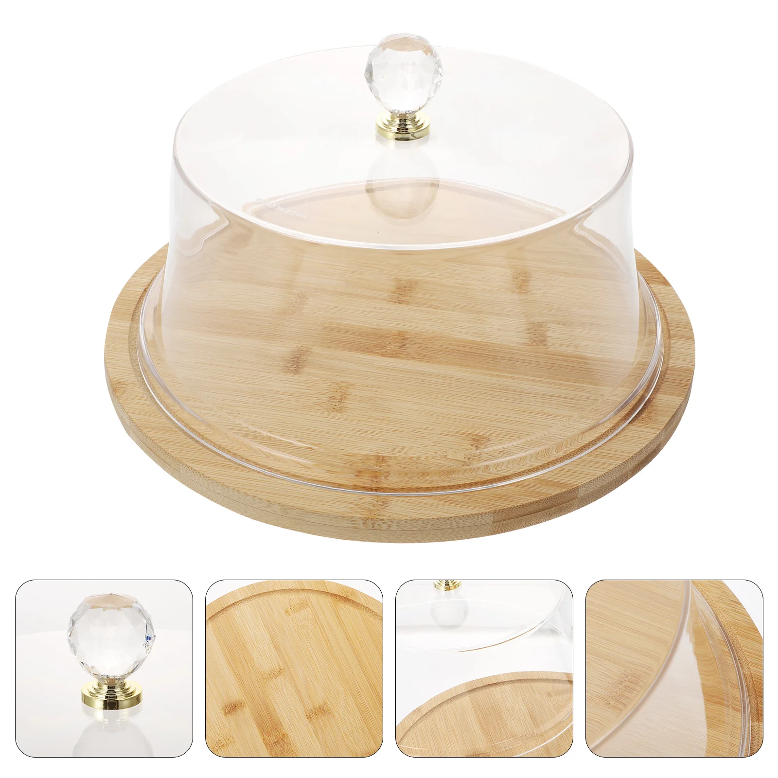 Стеклянная крышка для торта подставка курительной подставки Колокол |