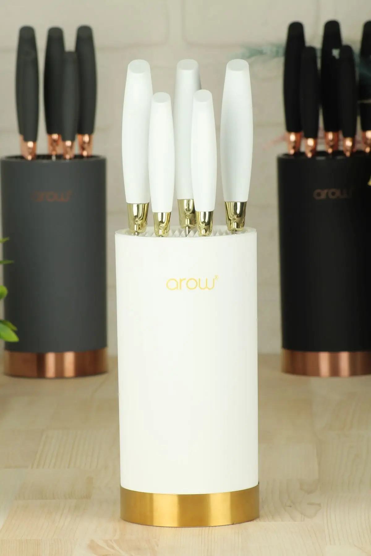 

Brenda Luxury Knife Set White Color